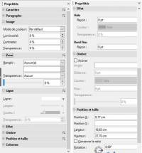 Cliquer pour mieux voir les principales propriétés